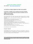 Lactobacillus casei (IBRC-M 10,711) ameliorates the growth retardation, oxidative stress, and Immunosuppression induced by malathion toxicity in goldfish (Carassius auratus) Cover Page