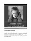 Research paper thumbnail of Soledad y silencio en el autismo infantil