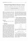 Wideband P-Shaped Dielectric Resonator Antenna Cover Page