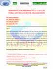 Research paper thumbnail of Appraisaing the performance: A study on public and private sector organizations