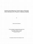 Exploring gaze behaviours toward videos of physically active individuals with a physical or intellectual disability Cover Page