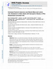 Intranasal Oxytocin Improves Lean Muscle Mass and Lowers LDL Cholesterol in Older Adults with Sarcopenic Obesity: A Pilot Randomized Controlled Trial Cover Page