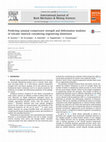 Research paper thumbnail of Predicting the Uniaxial Compressive Strength and Static Young’s Modulus of Intact Sedimentary Rocks Using the Ultrasonic Test