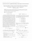 Research paper thumbnail of Superintegrability and quasi-exactly solvable eigenvalue problems