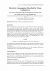 Research paper thumbnail of Electricity consumption described by urban scaling laws: the case of Portugal using two definitions of urban area