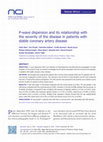 P-wave dispersion and its relationship with the severity of the disease in patients with stable coronary artery disease Cover Page