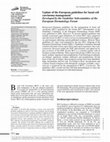 Research paper thumbnail of Update of the European guidelines for basal cell carcinoma management