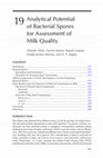 Research paper thumbnail of 9 Analytical Potential of Bacterial Spores for Assessment of Milk Quality