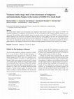 Research paper thumbnail of Territories Under Siege: Risks of the Decimation of Indigenous and Quilombolas Peoples in the Context of COVID-19 in South Brazil