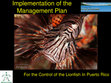 Research paper thumbnail of PresentacionLionfishPuertoRico