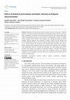 Research paper thumbnail of Effects of feedstock pretreatment and binder selection on briquette characterization