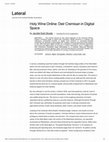 Research paper thumbnail of Holy Wine Online: Deir Cremisan in Digital Space