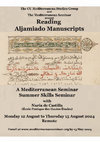 Reading Aljamiado Manuscripts. Online Summer course 12-15 August 2024 Cover Page