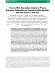 Research paper thumbnail of Genome-wide association analysis in Primary sclerosing cholangitis and ulcerative colitis identifies risk loci at<i>GPR35</i>and<i>TCF4</i>