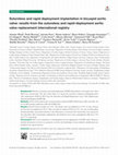 Research paper thumbnail of Sutureless and rapid deployment implantation in bicuspid aortic valve: results from the sutureless and rapid-deployment aortic valve replacement international registry