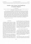 Research paper thumbnail of Stability of the Cournot-Nash Equilibrium in Standard Oligopoly