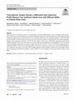 Transcriptomic Analysis Reveals a Differential Gene Expression Profile Between Two Sunflower Inbred Lines with Different Ability to Tolerate Water Stress Cover Page