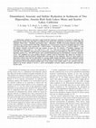 Research paper thumbnail of Dissimilatory Arsenate and Sulfate Reduction in Sediments of Two Hypersaline, Arsenic-Rich Soda Lakes: Mono and Searles Lakes, California