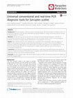 Universal conventional and real-time PCR diagnosis tools for Sarcoptes scabiei Cover Page