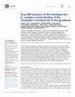 Research paper thumbnail of Cryo-EM structure of the rhodopsin-Gαi-βγ complex reveals binding of the rhodopsin C-terminal tail to the gβ subunit