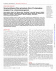 Research paper thumbnail of Structural basis of the activation of the CC chemokine receptor 5 by a chemokine agonist