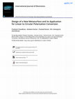 Research paper thumbnail of Design of a new metasurface and its application for linear to circular polarisation conversion