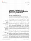 Research paper thumbnail of Review of Coast and Marine Ecosystems in Temperate Australia Demonstrates a Wealth of Ecosystem Services