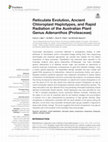 Research paper thumbnail of Reticulate Evolution, Ancient Chloroplast Haplotypes, and Rapid Radiation of the Australian Plant Genus Adenanthos (Proteaceae)