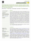 Research paper thumbnail of Assessing plant translocation success: common metrics mask high levels of inbreeding in a recently established Banksia brownii (Proteaceae) population