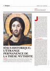 Jésus historique: Cover Page