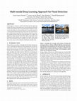 Research paper thumbnail of Multi-Modal Deep Learning Approach For Flood Detection