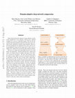 Research paper thumbnail of Domain-adaptive deep network compression