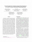 Research paper thumbnail of Towards Exemplar-Free Continual Learning in Vision Transformers: an Account of Attention, Functional and Weight Regularization