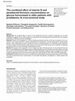 The combined effect of vitamin D and parathyroid hormone concentrations on glucose homeostasis in older patients with prediabetes: A cross-sectional study Cover Page