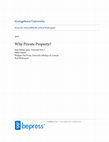 Research paper thumbnail of �Why Private Property?�