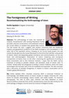 Research paper thumbnail of The Foreignness of Writing Recontextualizing the Anthropology of Islam