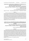 ẢNH HƯỞNG CỦA NỒNG ĐỘ CaCl2, NHIỆT ĐỘ SẤY VÀ THỜI GIAN SẤY ĐẾN CHẤT LƯỢNG BỘT ỔI SẤY LẠNH Cover Page