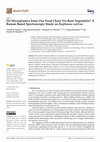 Do Microplastics Enter Our Food Chain Via Root Vegetables? A Raman Based Spectroscopic Study on Raphanus sativus Cover Page