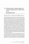 Research paper thumbnail of Playing politics with knowledge the works of multi