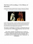 The Dawn of Everything: A New History of Humanity (review essay) Cover Page