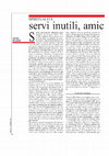 Servi inutili, amici intimi, in Rocca 1 maggio 2024, 42-43. Cover Page