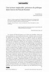 Research paper thumbnail of Une écriture implacable : présences du politique dans l’œuvre de Pascale Kramer