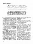 Research paper thumbnail of Electrical Conductance of Acetylcholine Halides and Perchlorate in Methanol at 25°