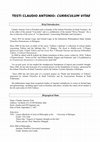 Research paper thumbnail of Curriculum Vitae (English Version 5 May 2024)