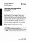 Public Spaces and Urban Revitalization Cover Page