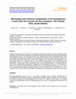 Research paper thumbnail of Mineralogy and chemical composition of ferromanganese crusts from the Cruzeiro do Sul Lineament - Rio Grande Rise, South Atlantic