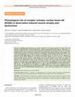 Physiological role of receptor activator nuclear factor-kB (RANK) in denervation-induced muscle atrophy and dysfunction Cover Page