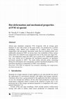 Hot deformation and mechanical properties of P/M Al special Cover Page