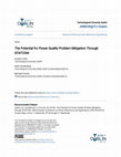 The Potential for Power Quality Problem Mitigation Through STATCOM (BESS-STATCOM) Cover Page