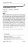 Research paper thumbnail of Feasibility study for estimating optimal substrate parameters for sustainable green roof in Sri Lanka